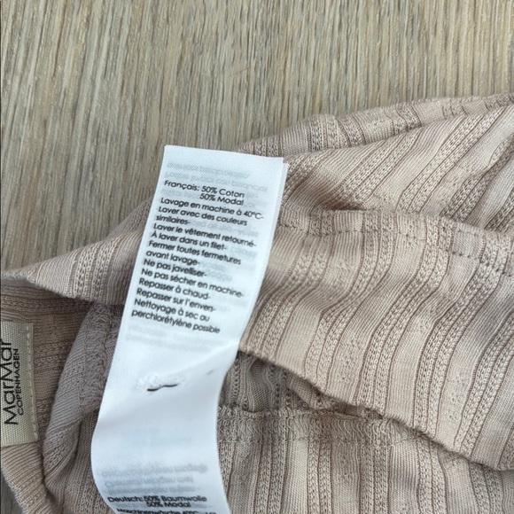 Marmar Copenhagen baby Ribbed Beanie - blush pink - Picture 3 of 3